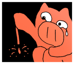 summer pig sticker #4798117