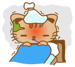 pin pin cat sticker #4798508