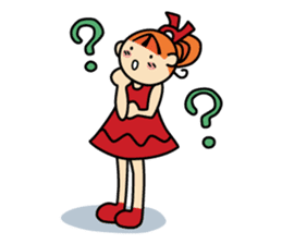 RURU-chan with a R-shaped ribbon sticker #4798525