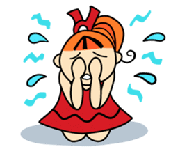 RURU-chan with a R-shaped ribbon sticker #4798529