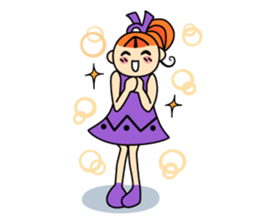 RURU-chan with a R-shaped ribbon sticker #4798534