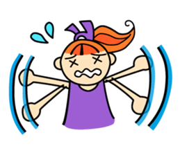 RURU-chan with a R-shaped ribbon sticker #4798540