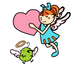 RURU-chan with a R-shaped ribbon sticker #4798555