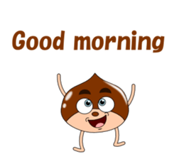 Conversation with chestnuts English sticker #4798601