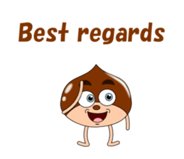 Conversation with chestnuts English sticker #4798604