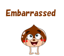 Conversation with chestnuts English sticker #4798606