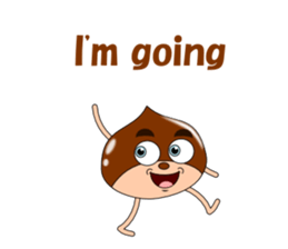 Conversation with chestnuts English sticker #4798609