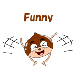 Conversation with chestnuts English sticker #4798620