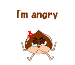 Conversation with chestnuts English sticker #4798623