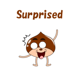 Conversation with chestnuts English sticker #4798629