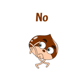 Conversation with chestnuts English sticker #4798632