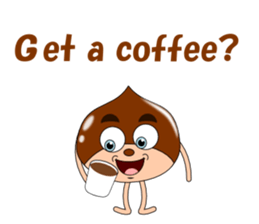 Conversation with chestnuts English sticker #4798636