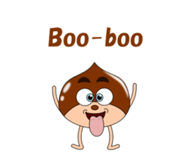 Conversation with chestnuts English sticker #4798638