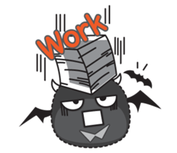 blackD sticker #4798866