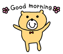 Too cute bear EN sticker #4798938