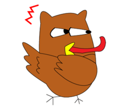 The strange bird sticker #4799570