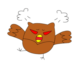 The strange bird sticker #4799590