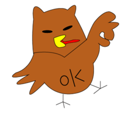 The strange bird sticker #4799592