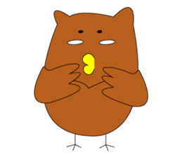 The strange bird sticker #4799595