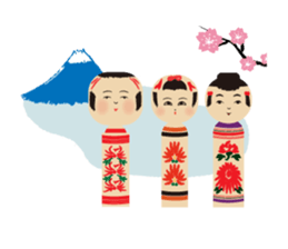 KOKESHI Sticker sticker #4800040