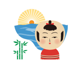 KOKESHI Sticker sticker #4800049