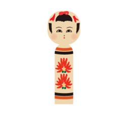 KOKESHI Sticker sticker #4800055