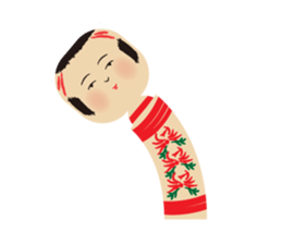 KOKESHI Sticker sticker #4800059