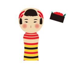 KOKESHI Sticker sticker #4800061