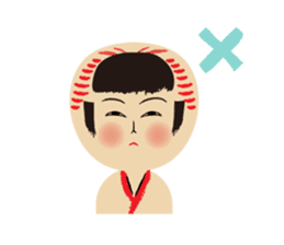 KOKESHI Sticker sticker #4800063