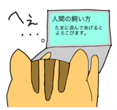 Tiger cat Toto sticker #4800286