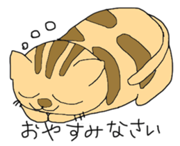 Tiger cat Toto sticker #4800313