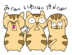 Tiger cat Toto sticker #4800318