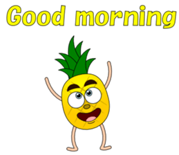 Conversation with pineapple English sticker #4800481