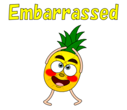 Conversation with pineapple English sticker #4800489