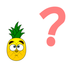 Conversation with pineapple English sticker #4800494