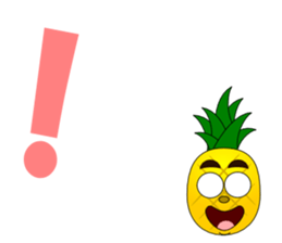 Conversation with pineapple English sticker #4800495