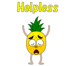 Conversation with pineapple English sticker #4800500