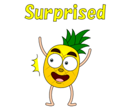 Conversation with pineapple English sticker #4800513