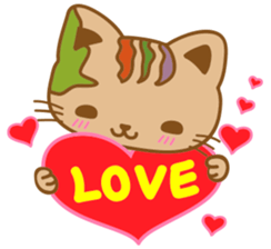 pin pin cat 2 sticker #4800920