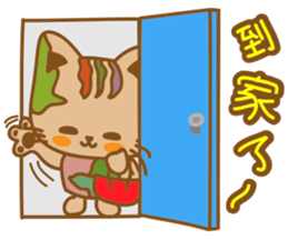 pin pin cat 2 sticker #4800936