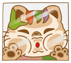 pin pin cat 2 sticker #4800938