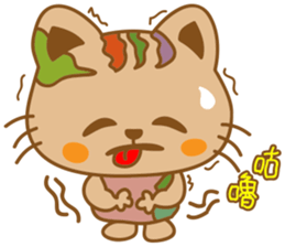 pin pin cat 2 sticker #4800943
