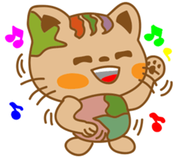 pin pin cat 2 sticker #4800946