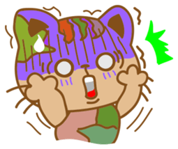 pin pin cat 2 sticker #4800949