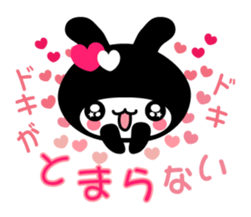 Black Rabbit "Usagi chan" talk ver4 sticker #4801202
