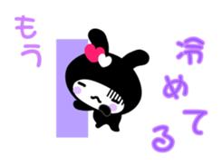 Black Rabbit "Usagi chan" talk ver4 sticker #4801207