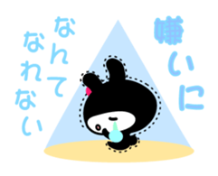 Black Rabbit "Usagi chan" talk ver4 sticker #4801234