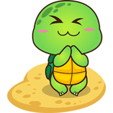 Pura the green turtle ( version 3 ) sticker #4802123