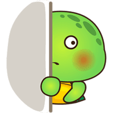 Pura the green turtle ( version 3 ) sticker #4802127