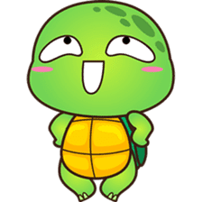 Pura the green turtle ( version 3 ) sticker #4802134